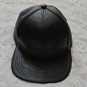 Black Leather Cap